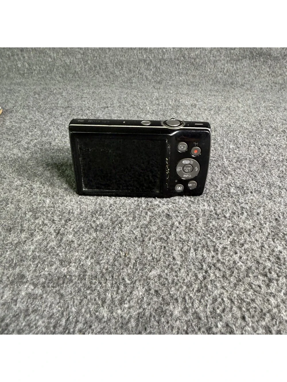 Canon IXUS 185 Digital Camera 20MP Black 8X Zoom Compact Point Shoot Untested